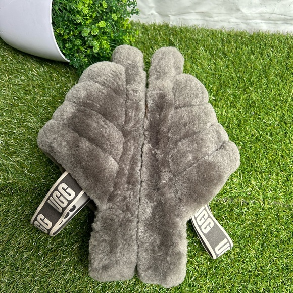 - UGG🔴Fluff yeah grey slippers 9 - Picture 7 of 13